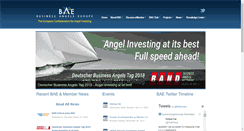 Desktop Screenshot of businessangelseurope.com